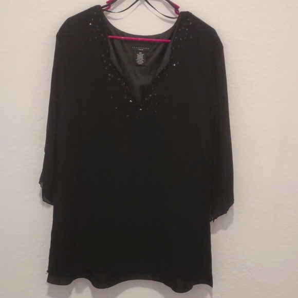 Blouse Giorgio Fiorlini En Soie 100% - Taille M - Motif Floral - Bon état